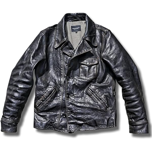 美品 コムサ最高峰ARTISANアルチザン 黒レザー シングルライダース 8058700600503an_3?$VS_1500$